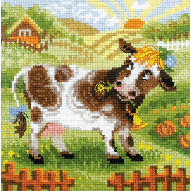COOL COWS ~ Counted Cross Stitch KIT #K69